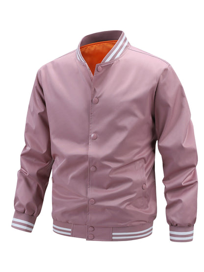 Men's Relaxed Striped Button-Front Jacket – view 10