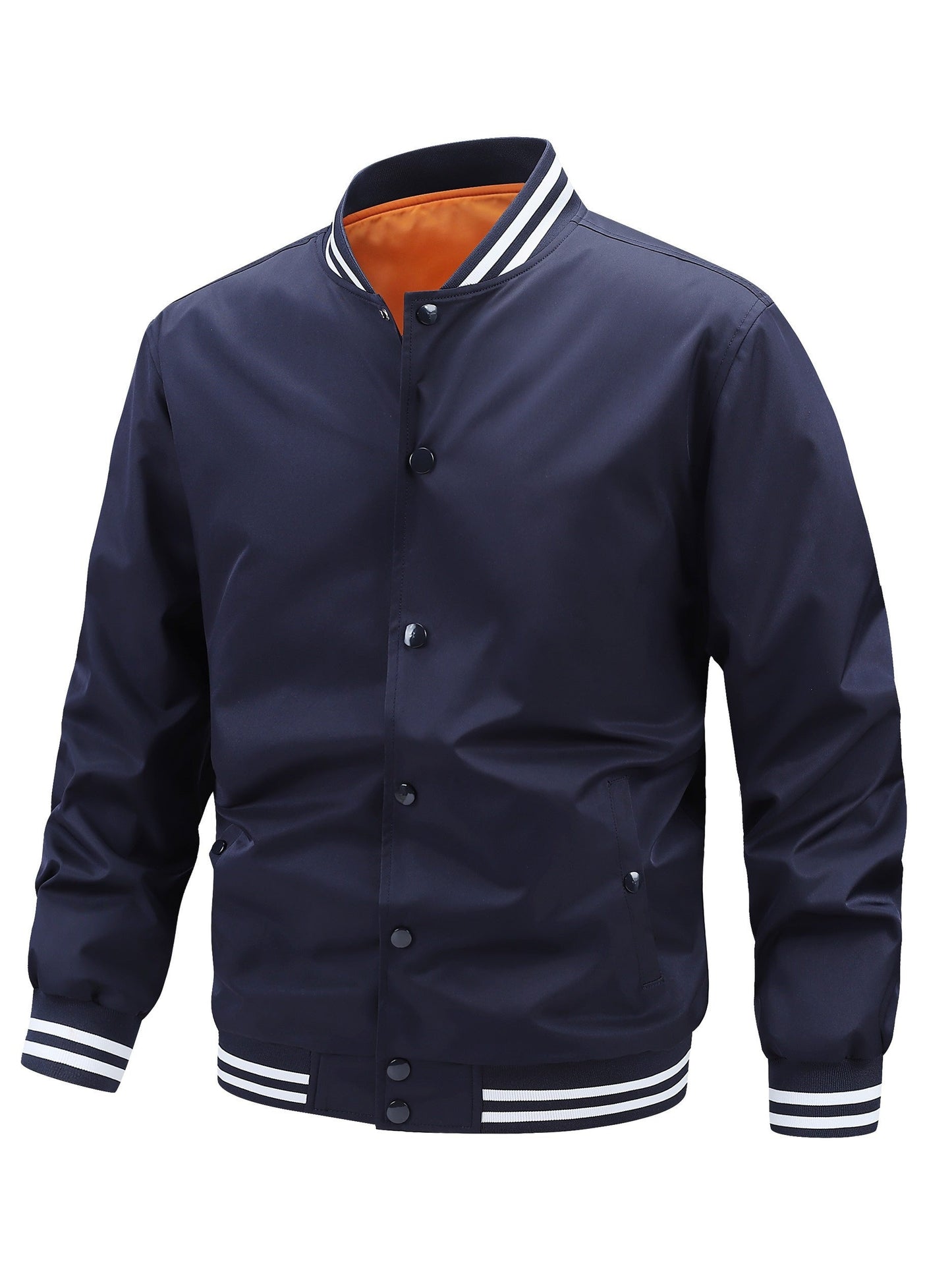 Men's Relaxed Striped Button-Front Jacket – view 11