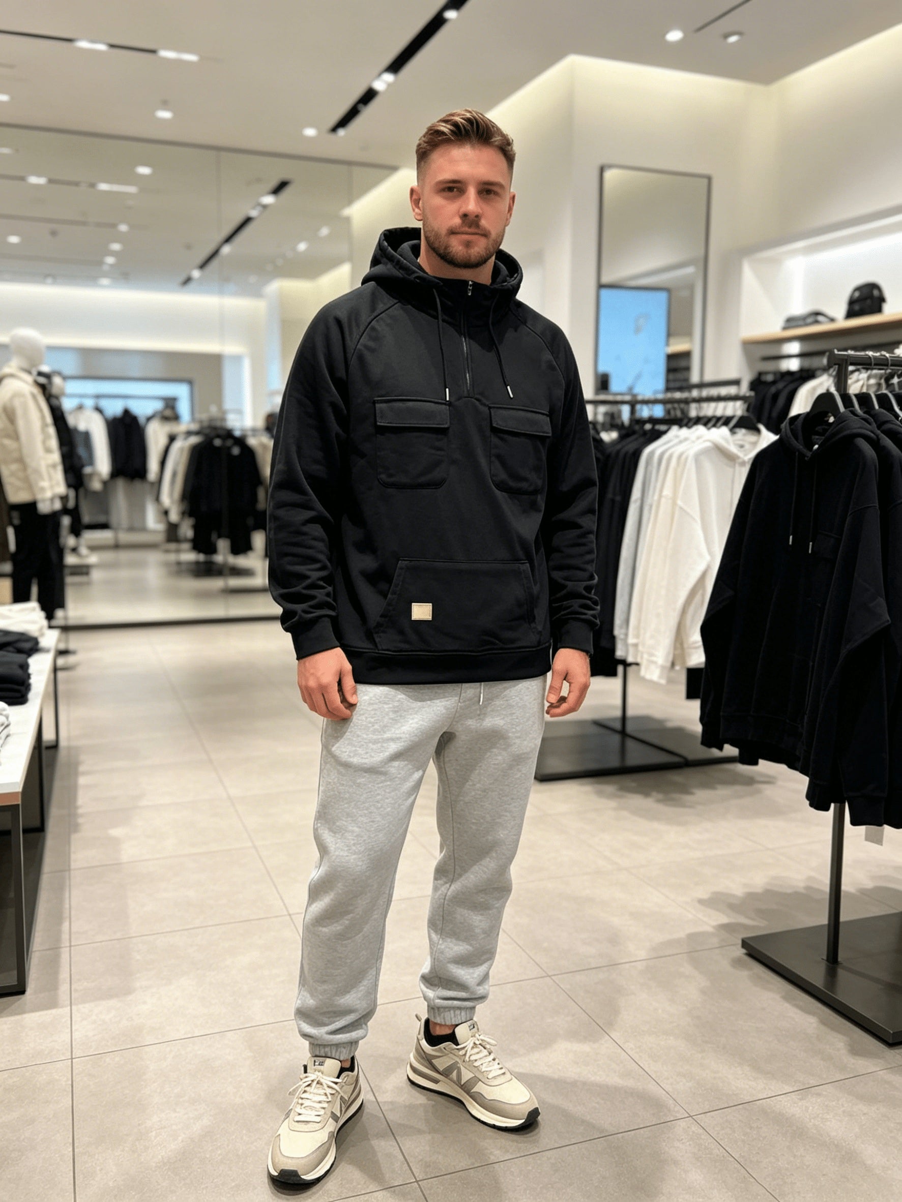 Men's Relaxed Zip-Up Hoodie – view 6
