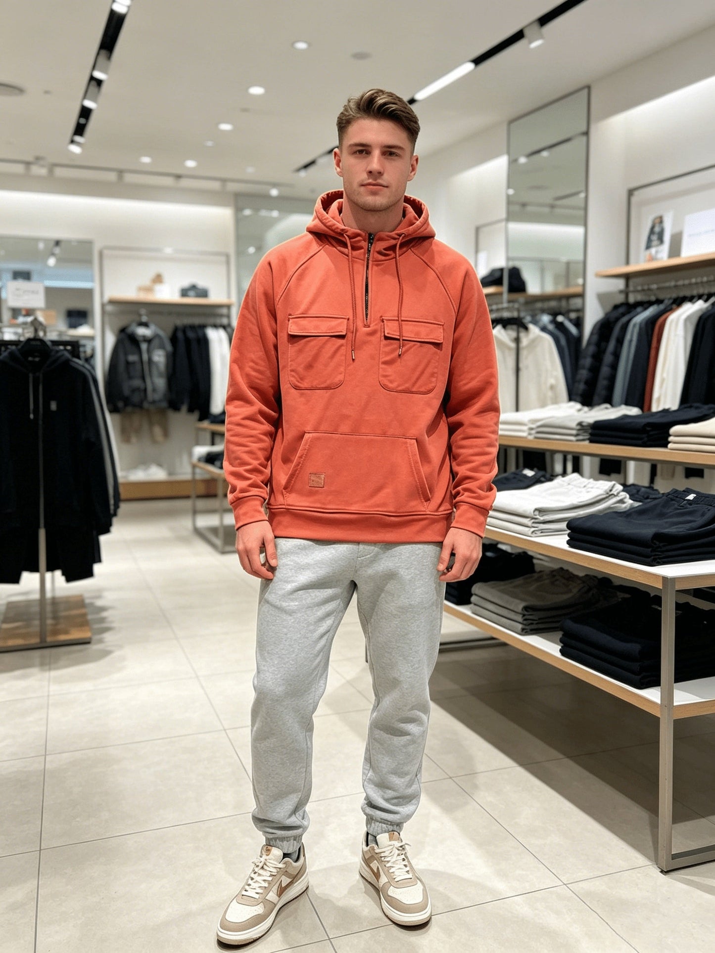 Men's Relaxed Zip-Up Hoodie – view 11
