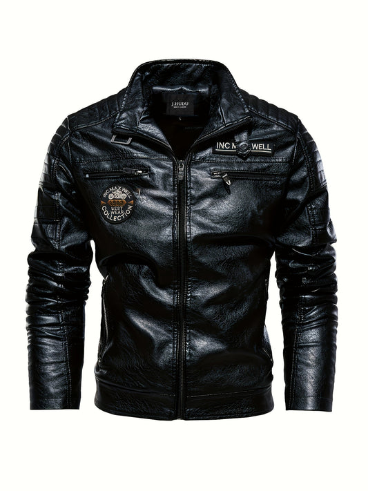 Men's Relaxed Zip-Up Jacket – Black option – main product image