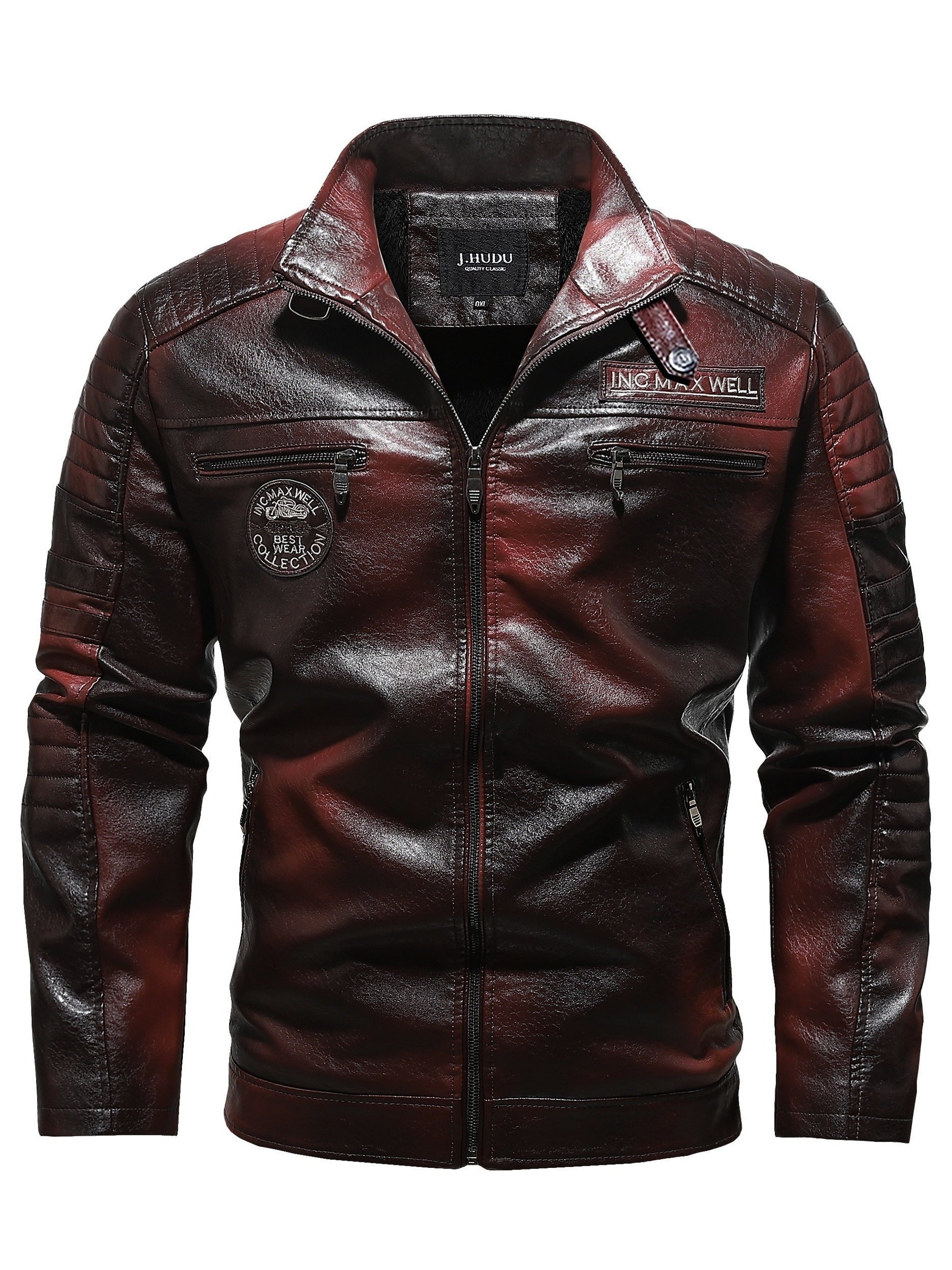 Men's Relaxed Zip-Up Jacket – Black option – view 2