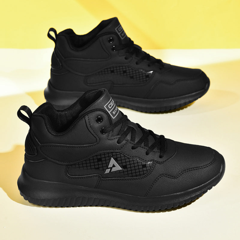 Men's Restaurant Work Shoes - Anti-Slip Sole & Lace-Up – main product image