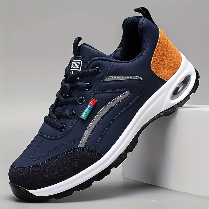 Men's Running Shoes - Breathable Comfort & Cushioned Support – Black / Blue – view 7