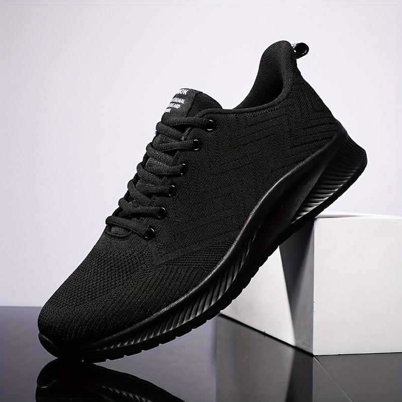 Men's Running Shoes - Breathable Comfort & Lightweight Design – Black – main product image
