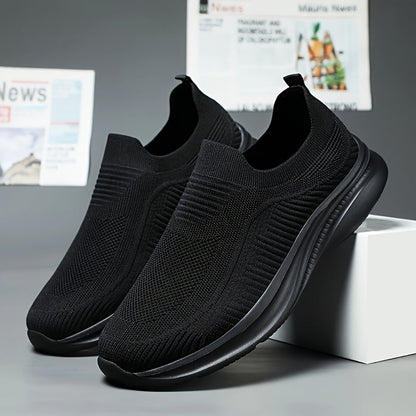 Men's Running Shoes - Breathable Comfort & Lightweight Design – Full Black – view 4