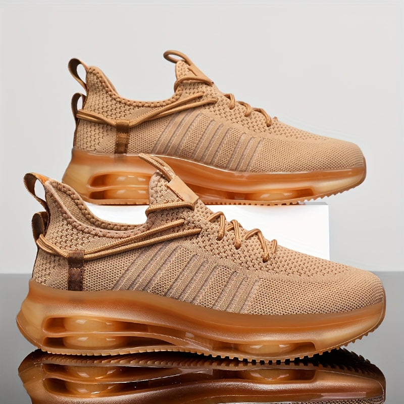 Men's Running Shoes - Breathable Comfort & Lightweight Design – Rust / Black – main product image