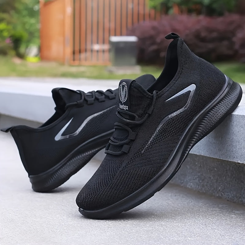 Men's Running Shoes - Breathable Comfort – Black / Grey – view 6