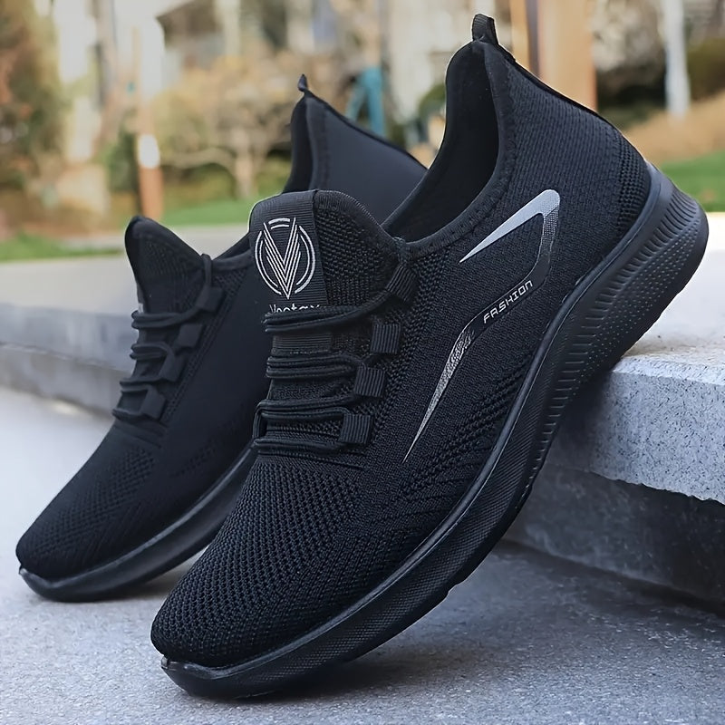 Men's Running Shoes - Breathable Comfort – Black / Grey – view 7