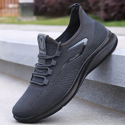 Men's Running Shoes - Breathable Comfort – Black / Grey – view 16