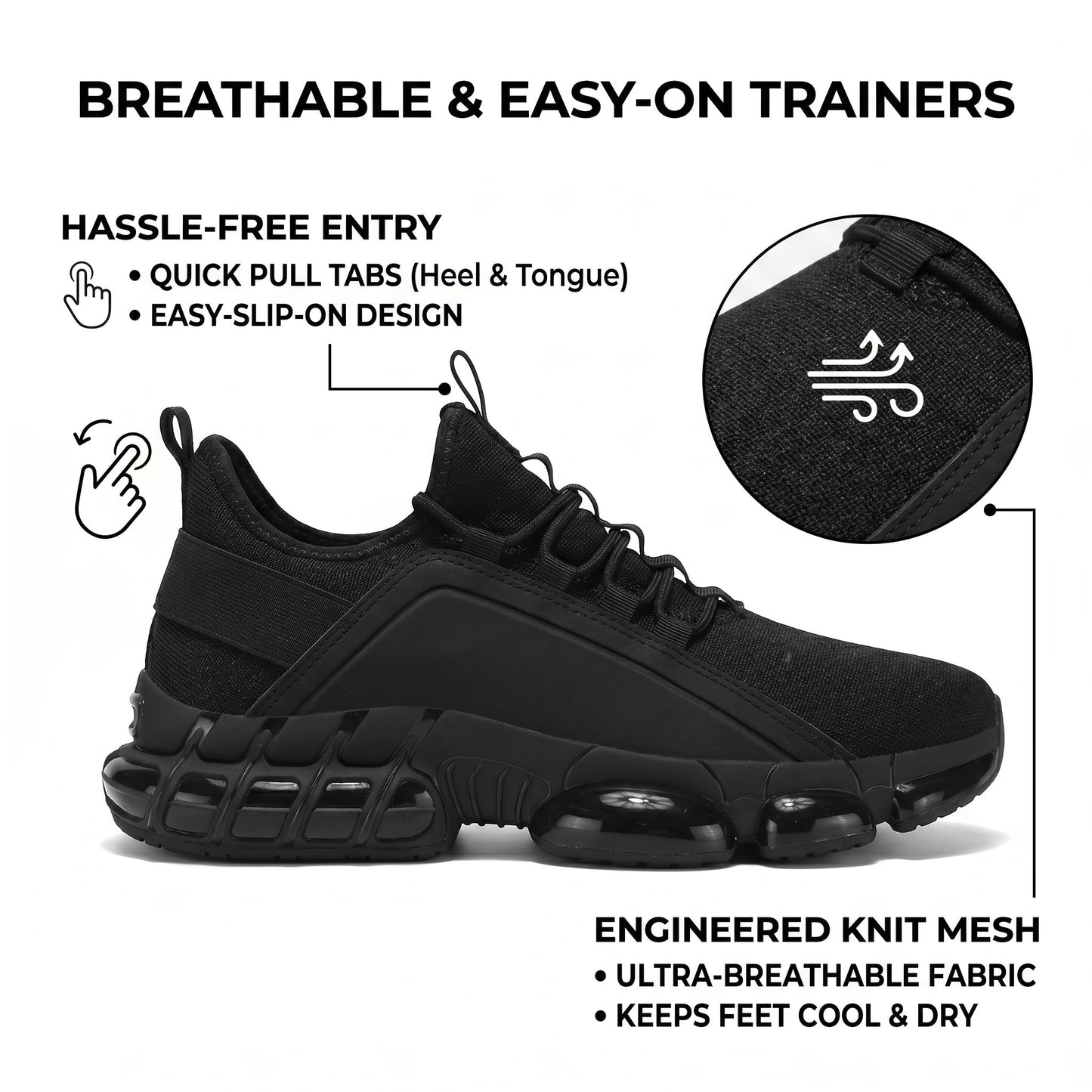Men's Running Shoes – Breathable Mesh Active Days 49 – view 4
