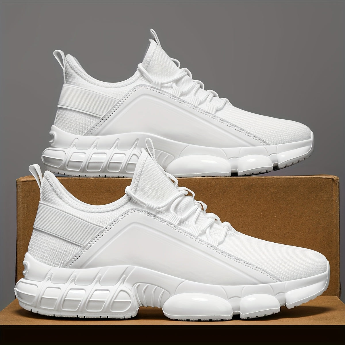 Men's Running Shoes – Breathable Mesh Active Days 49 – White option – view 3