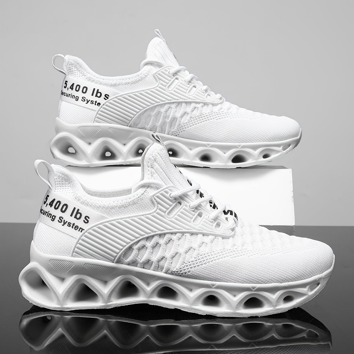 Men's Running Shoes – Breathable Mesh Active Days 98 – White option – view 3