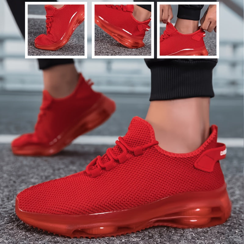 Men's Running Shoes – Breathable Mesh Cushioned Comfort for Beach & Water – 4-Color Selection detail view