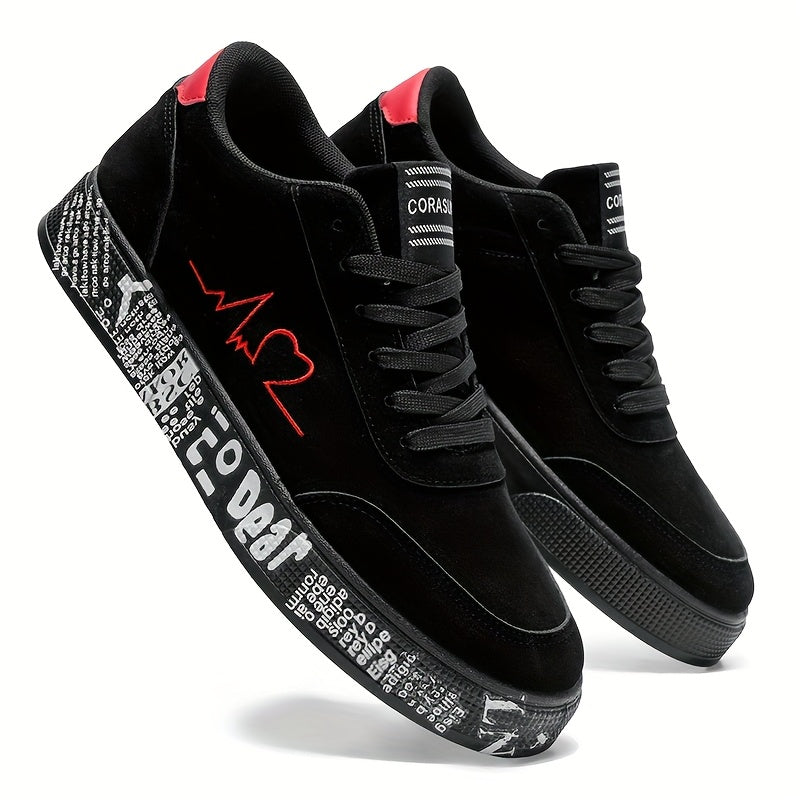 Men's Running Shoes - Breathable Mesh for Outdoor & – Lace Graphic – view 2