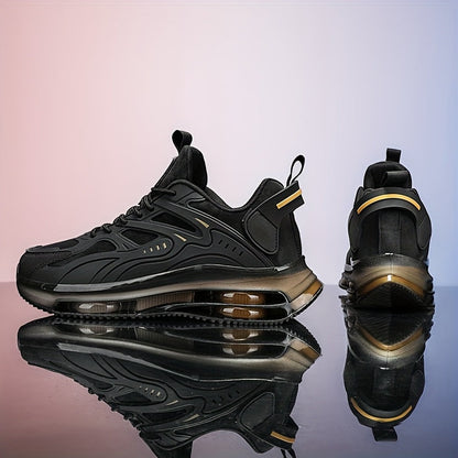 Men's Running Shoes - Breathable Mesh Non-Slip Sole for Active Days – Khaki Lace – view 8