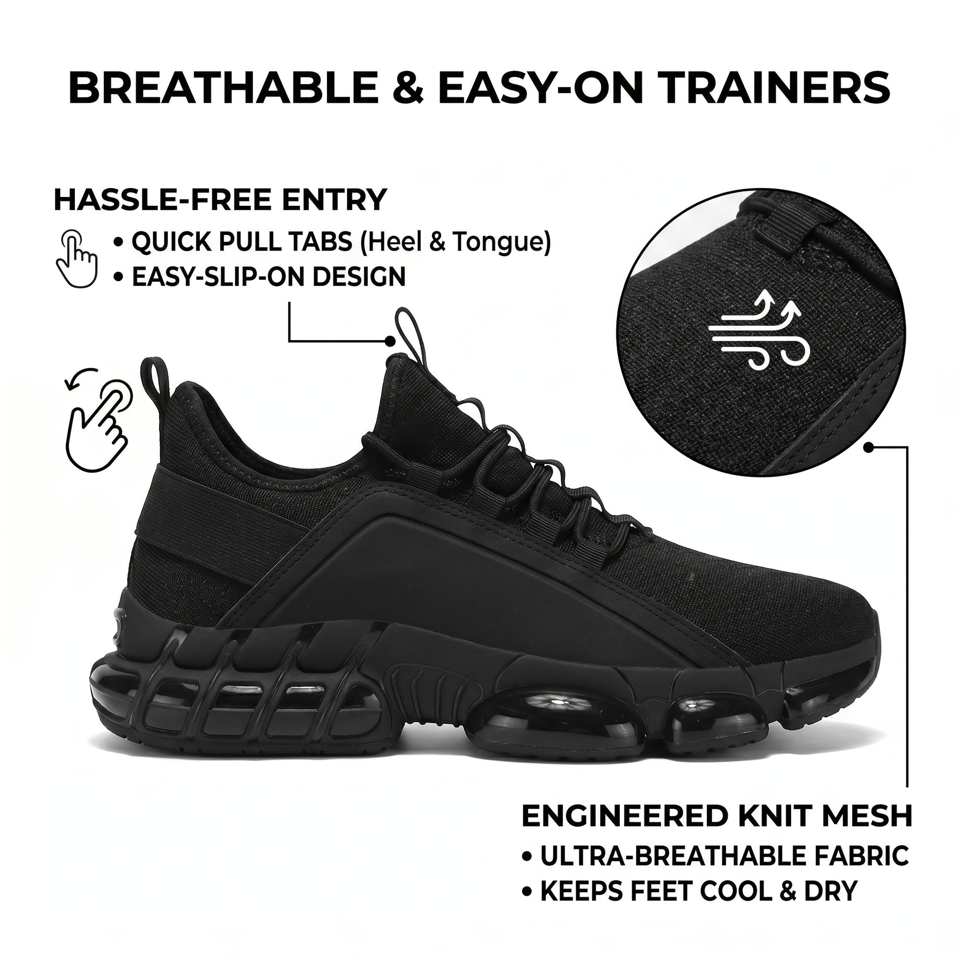 Men's Running Shoes – Breathable Mesh Outdoor & Travel 13 – view 6