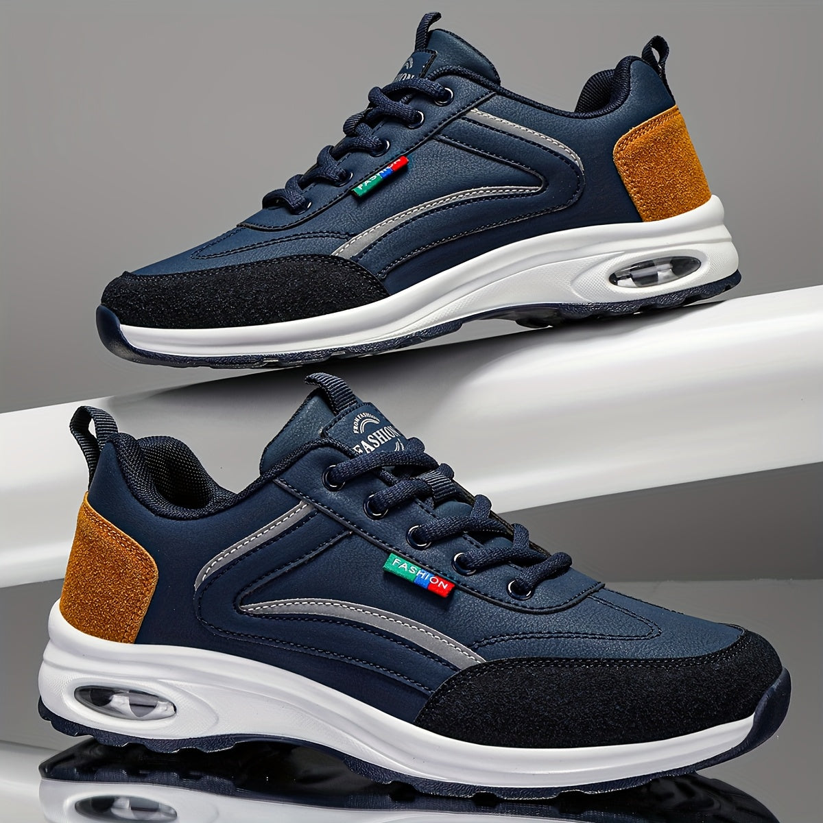 Men's Running Shoes – Cushioned Comfort Lace-Up for Outdoor & – main product image