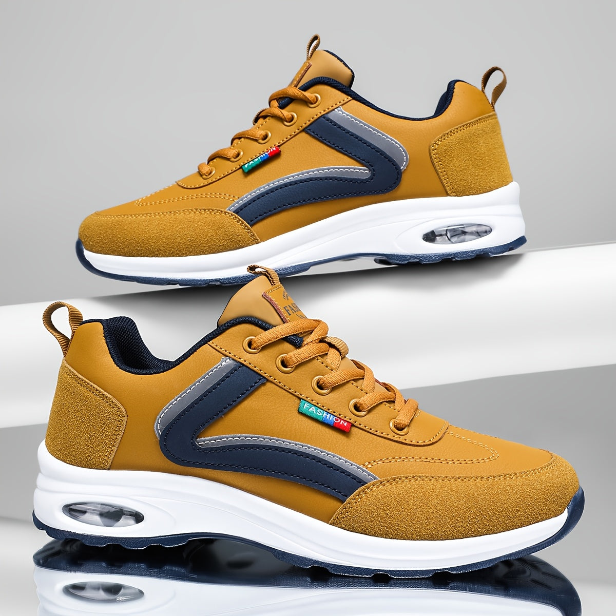 Men's Running Shoes – Cushioned Comfort Lace-Up for Outdoor & detail view