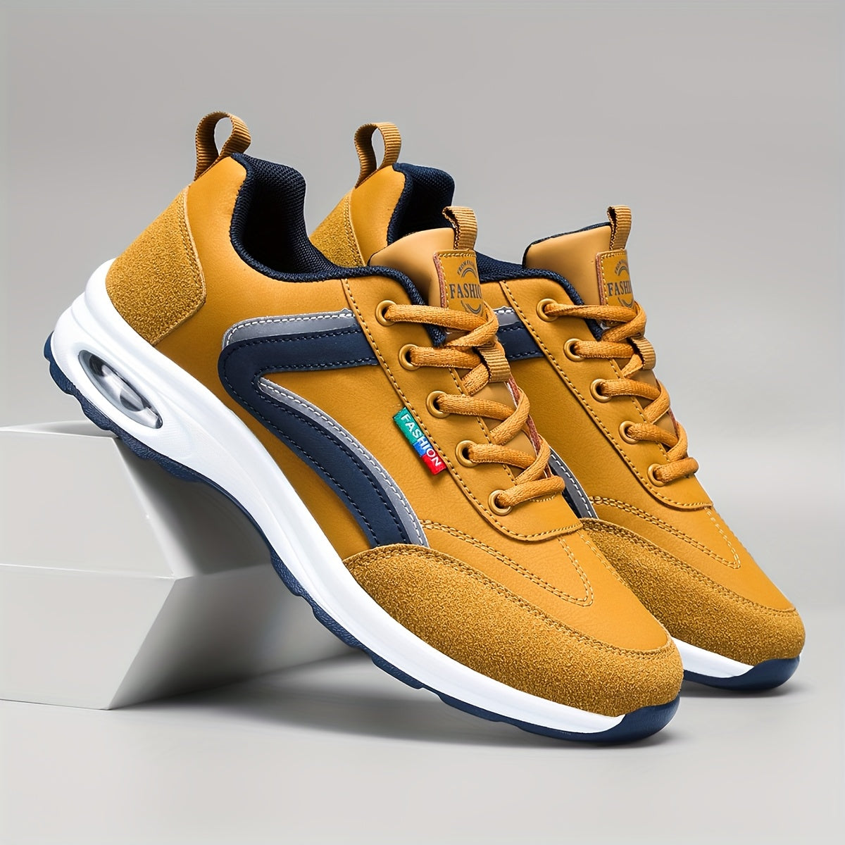 Men's Running Shoes – Cushioned Comfort Lace-Up for Outdoor & detail view