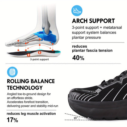 Men's Running Shoes - Cushioned Support & Wide Toe Comfort – view 4