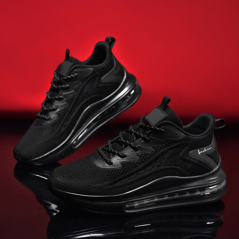 Men's Running Shoes - Non-Slip Sole & Breathable Comfort – 5-Color Selection – Black option – view 3