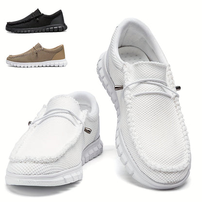 Men's Running Shoes - Non-Slip Sole & Breathable Comfort – Milky Lace – main product image