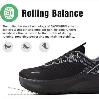 Men's Running Shoes – Wide Toe Box Breathable Mesh for Outdoor & detail view