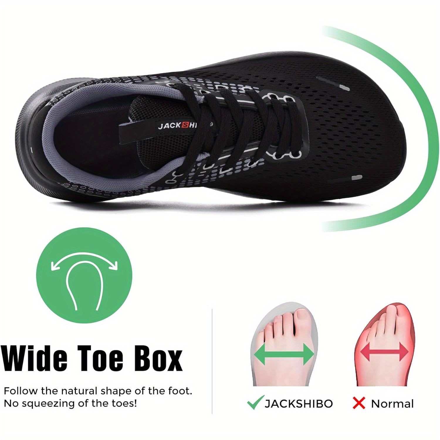 Men's Running Shoes - Wide Toe Comfort – view 2