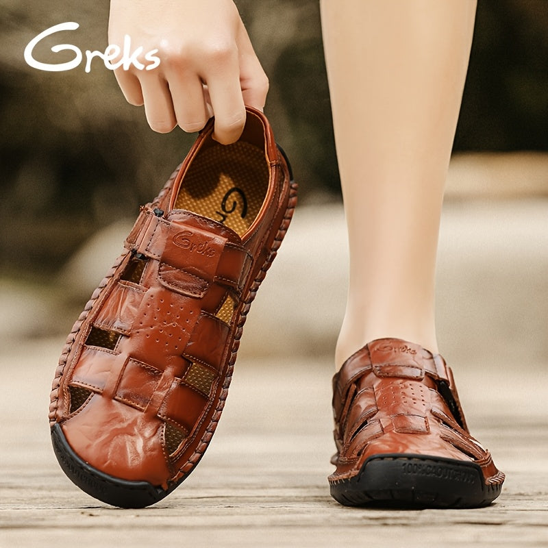 Men's Sandals - Breathable Comfort – Black / Blue – view 6