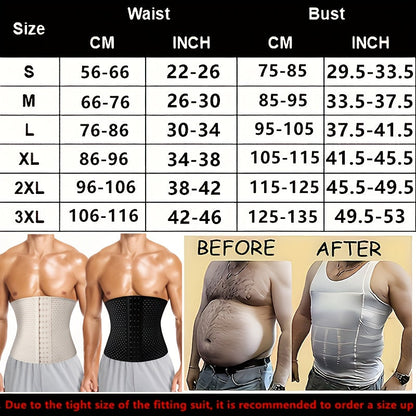 Men's Shapewear Set - Slimming Vest and Tummy Strap – view 2