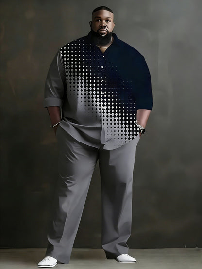 Men's Shirt and Pants Set - Letter Print – view 2