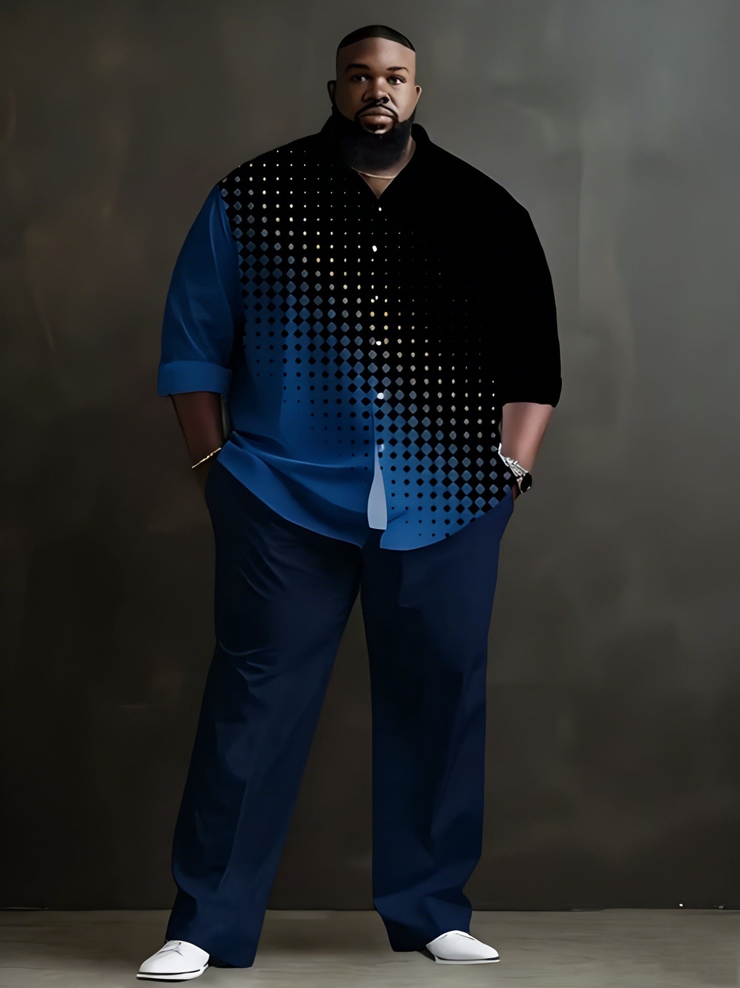 Men's Shirt and Pants Set - Letter Print – view 5