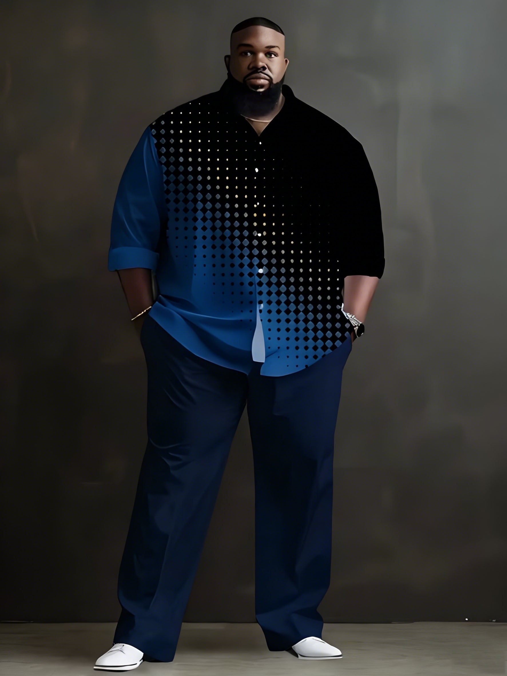 Men's Shirt and Pants Set - Letter Print – view 5