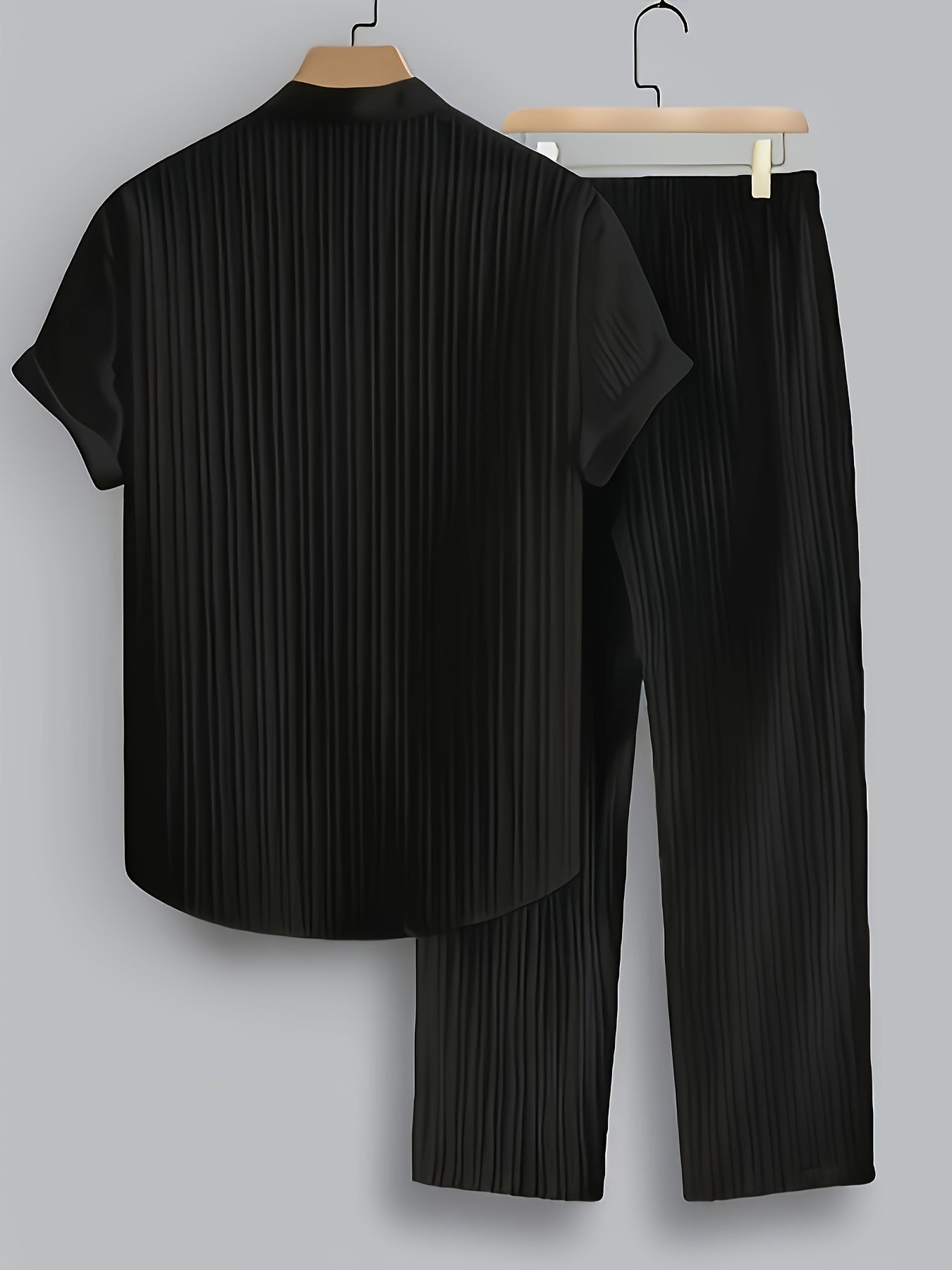 Men's Shirt and Pants Set - Resort Print Summer Style – view 7