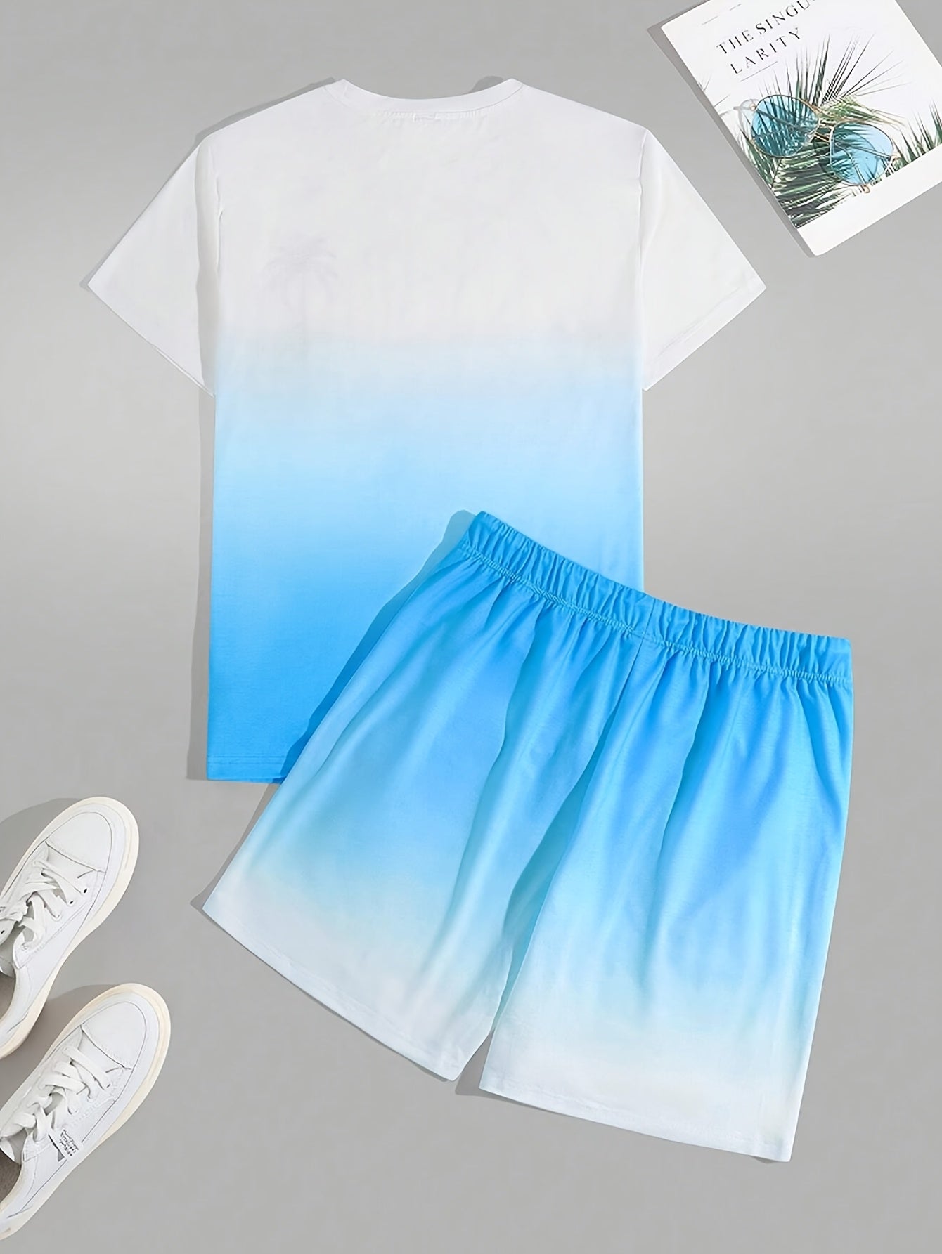 Men's Shirt and Shorts Set - Coordinated Summer Classic Edition – view 11