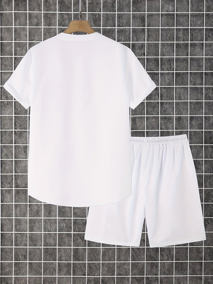 Men's Shirt and Shorts Set - Coordinated Summer Style – view 5