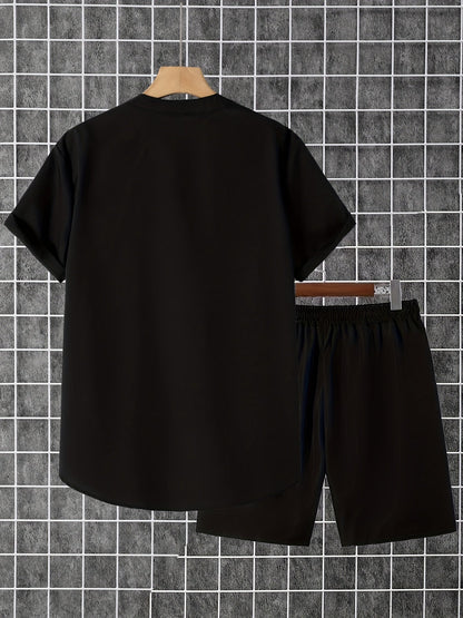 Men's Shirt and Shorts Set - Coordinated Summer Style – view 6