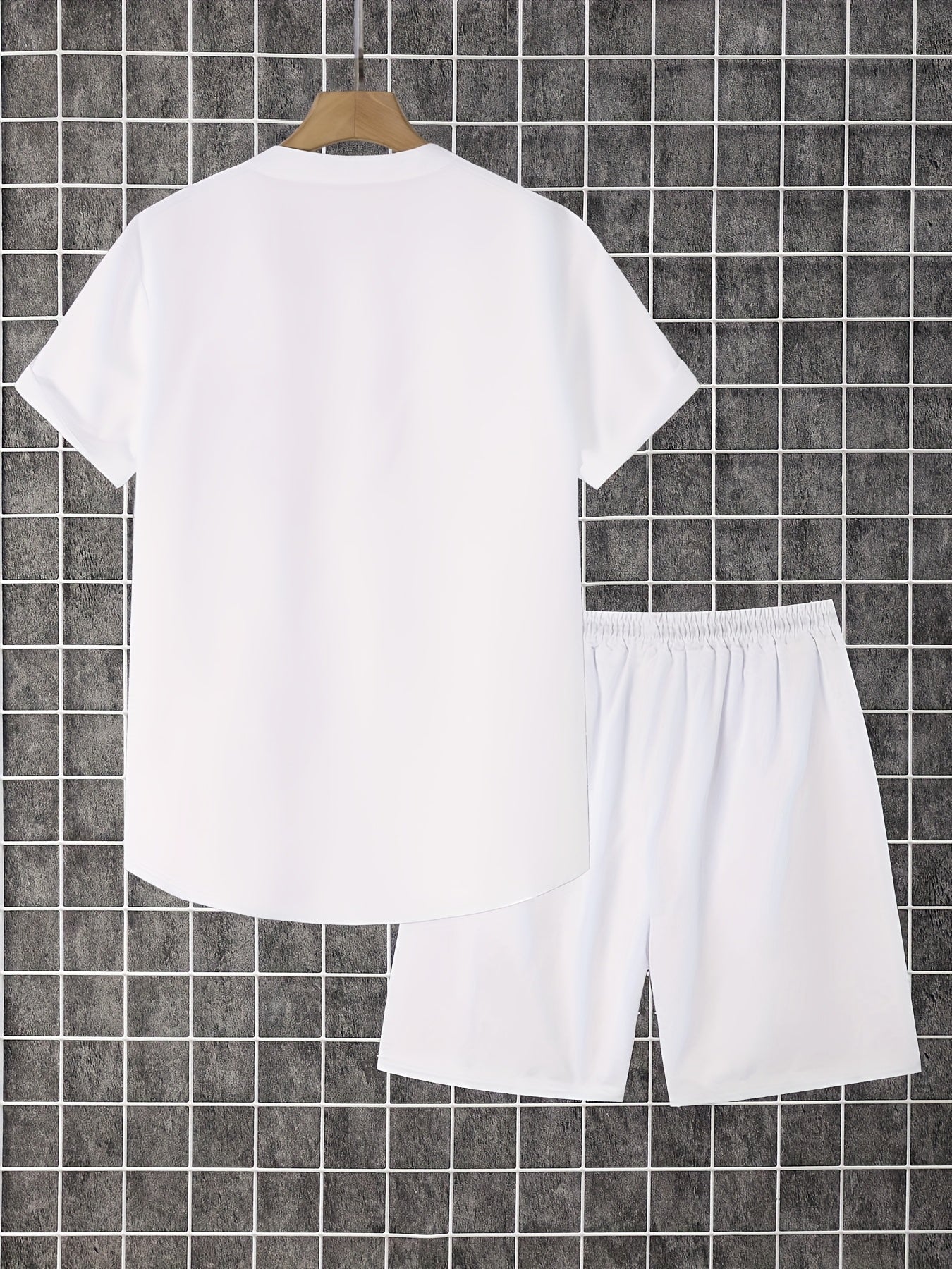 Men's Shirt and Shorts Set - Coordinated Summer Style – view 9