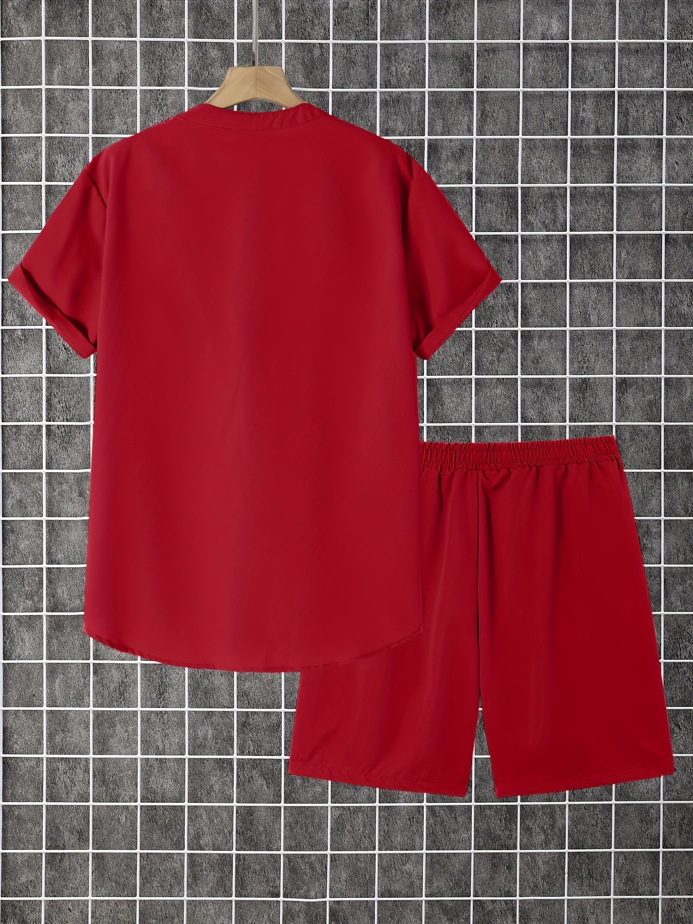 Men's Shirt and Shorts Set - Coordinated Summer Style – view 13