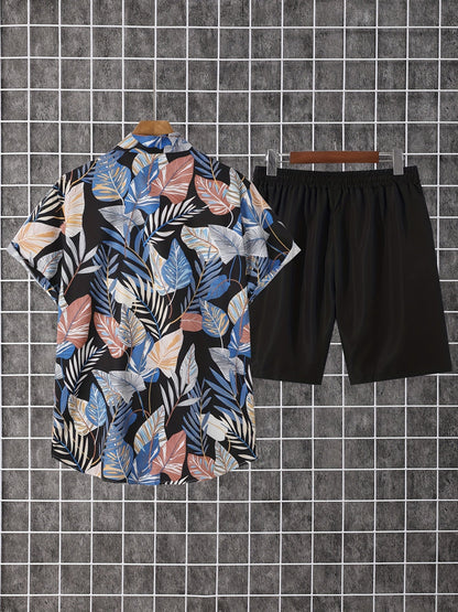 Men's Shirt and Shorts Set - Coordinated Summer Urban Edition – view 4