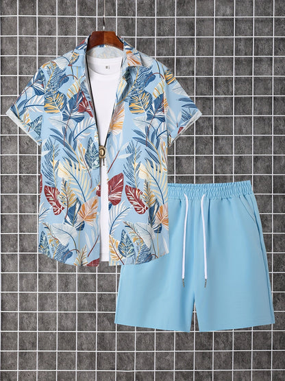 Men's Shirt and Shorts Set - Coordinated Summer Urban Edition – view 8