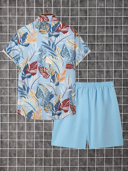Men's Shirt and Shorts Set - Coordinated Summer Urban Edition – view 9