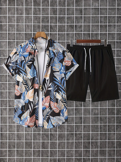 Men's Shirt and Shorts Set - Coordinated Summer Urban Edition – view 12
