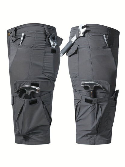 Men's Short Overalls - Pocket – Khaki option – main product image