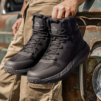 Men's Side-Zip Tactical Boots - Canvas Upper and EVA Insole – main product image