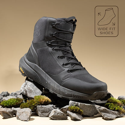 Men's Side-Zip Tactical Boots - Canvas Upper and EVA Insole – view 2