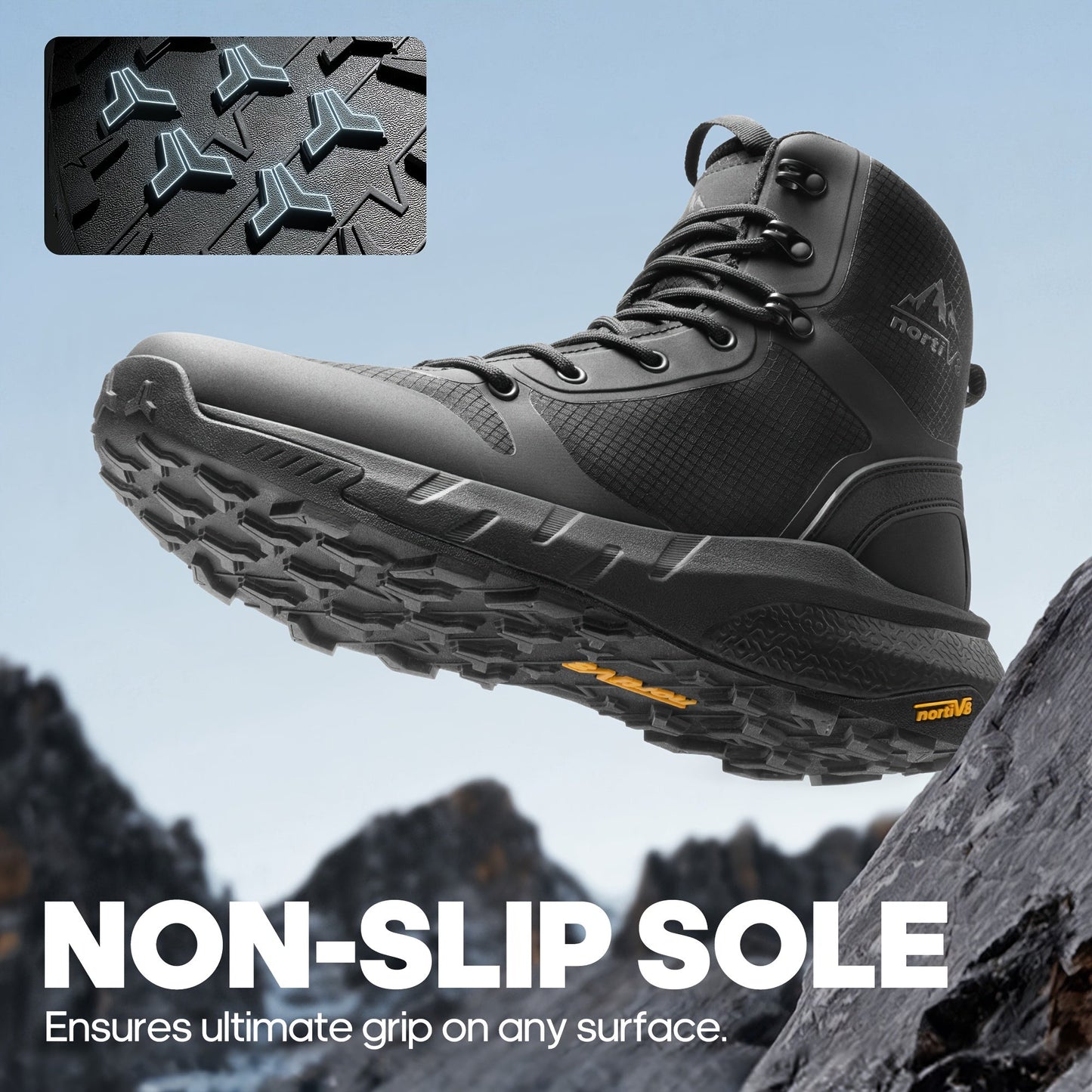 Men's Side-Zip Tactical Boots - Canvas Upper and EVA Insole – view 4