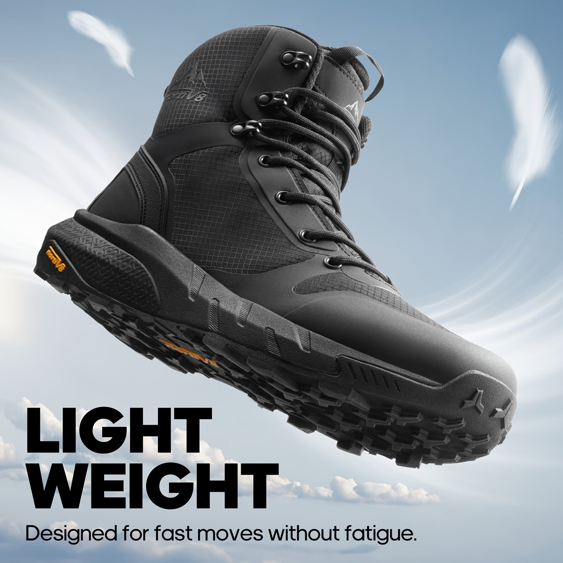 Men's Side-Zip Tactical Boots - Canvas Upper and EVA Insole – view 6