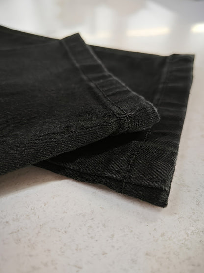 Men's Skinny Jeans - Black Denim Clean Finish – view 3
